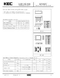 Datasheet KF139 manufacturer KEC